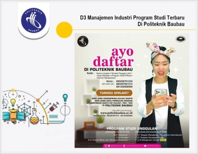 D3 Manajemen Industri Program Studi Terbaru di Politeknik Baubau