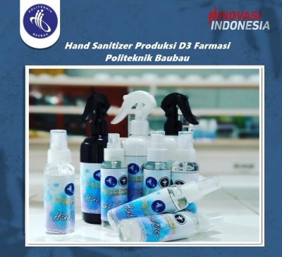 Hand Sanitizer Buatan D3 Farmasi Politeknik Baubau